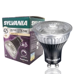 [S27936] LAMPE LED GU10 SYLVANIA 5.5W 220V 840 DIMMABLE