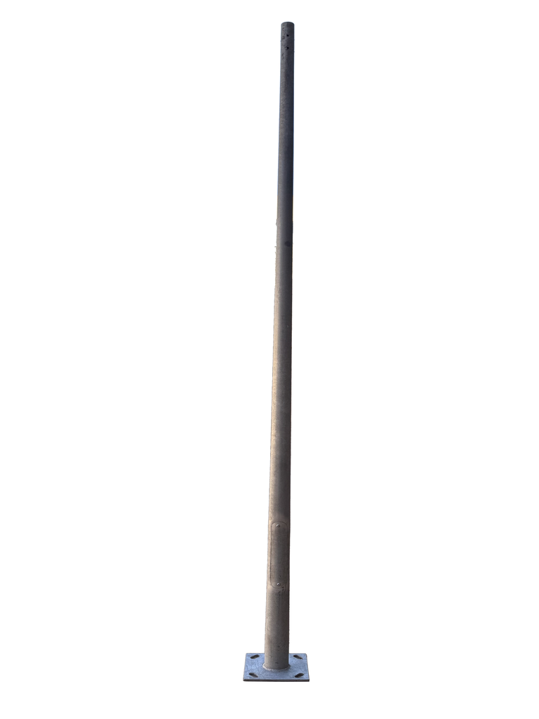 CANDELABRE CYLNDRO-CONIQUE GALVANISE 4M  3MM T60