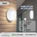 HUBLOT LED WELL ROND 8W 6500K IP65