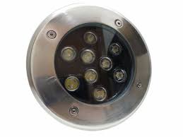 SPOT LED SOL ENCASTRE 9W 6500K IP65 ALU 