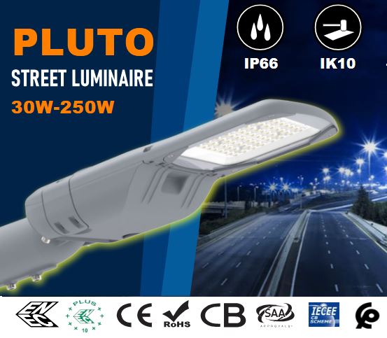 LUMINAIRE LED PLUTO 50W à 200W  4000K IP66 IK10